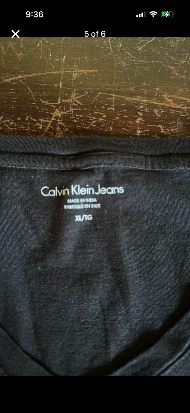 Calvin Klein V-neck Tee Shirt - photo 5