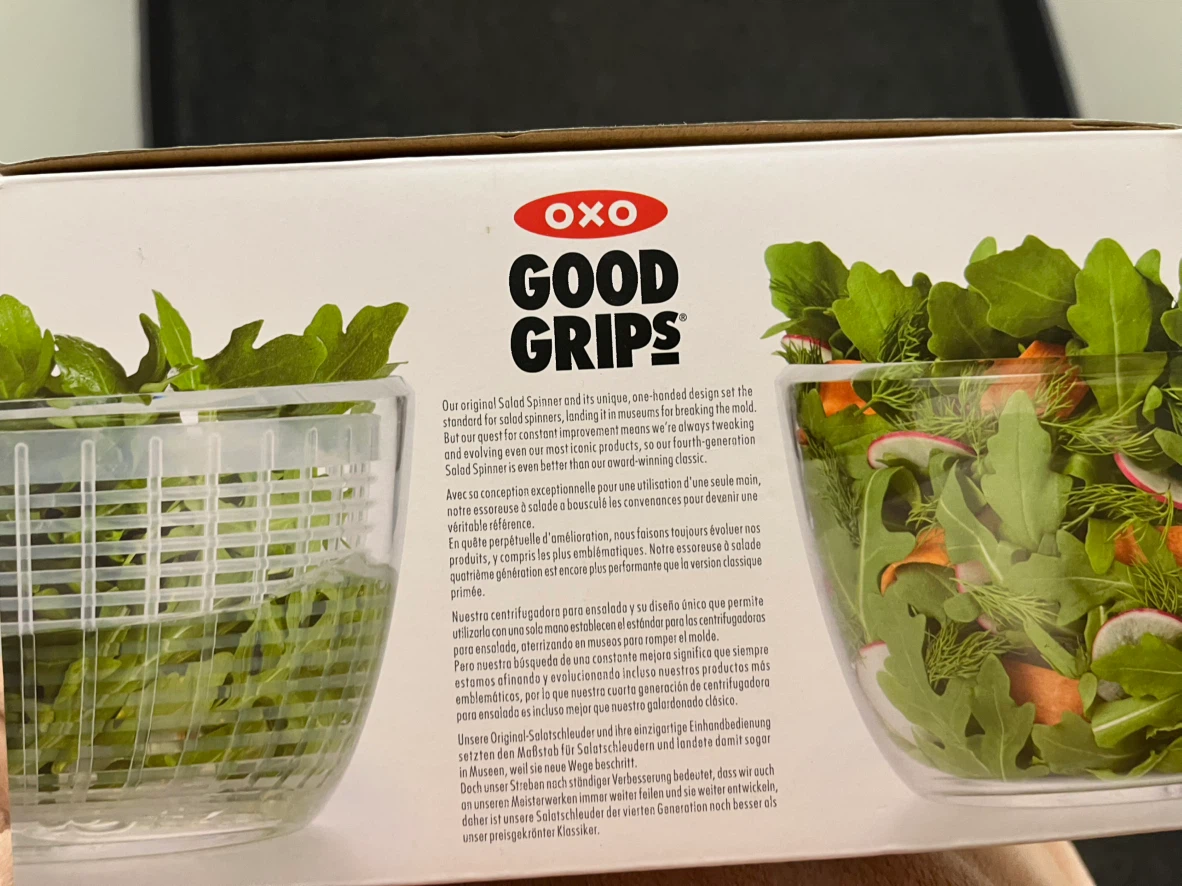OXO Good Grips Little Salad & Herb Spinner 4.0 - photo 3