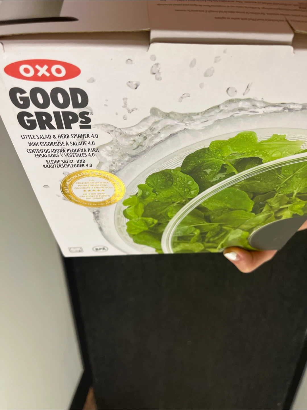 OXO Good Grips Little Salad & Herb Spinner 4.0 - photo 5