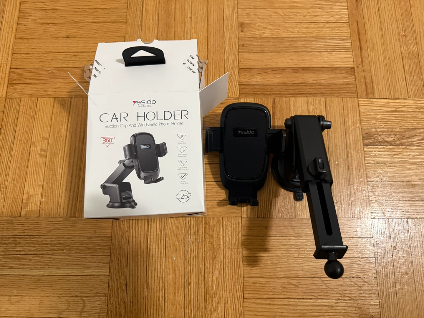 Suction Cup Phone Holder | Universal Dashboard Car Mount - photo 2