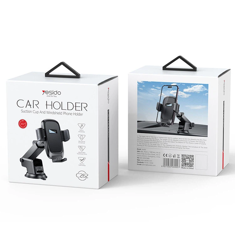 Suction Cup Phone Holder | Universal Dashboard Car Mount