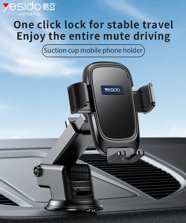 Suction Cup Phone Holder | Universal Dashboard Car Mount - photo 4
