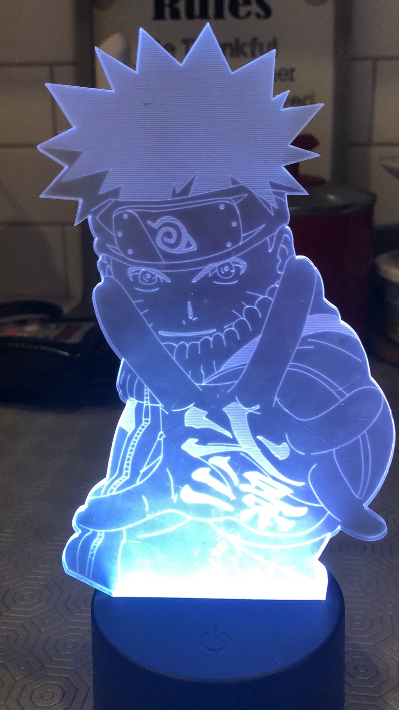Naruto LED 3D Night Light - photo 2