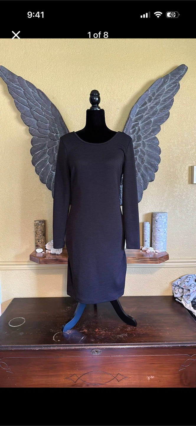 H&M LongSleeve Scoop Back Dress