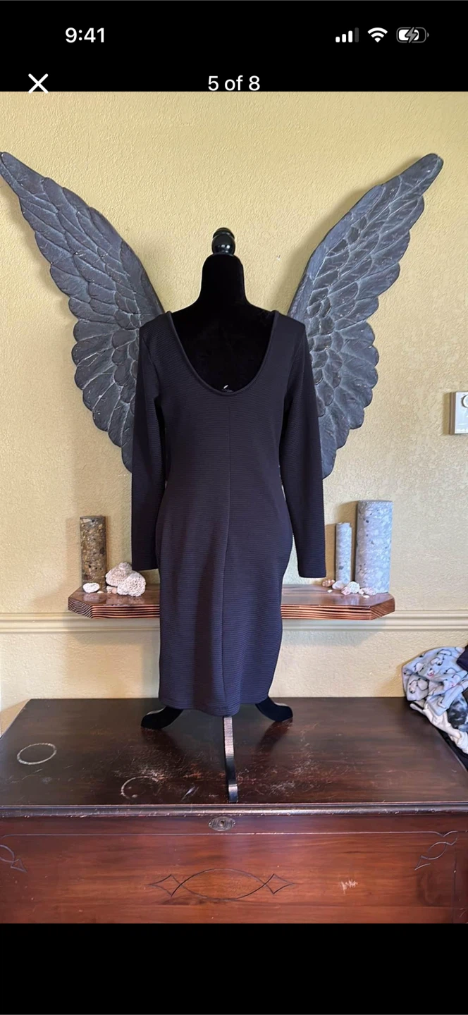H&M LongSleeve Scoop Back Dress - photo 5