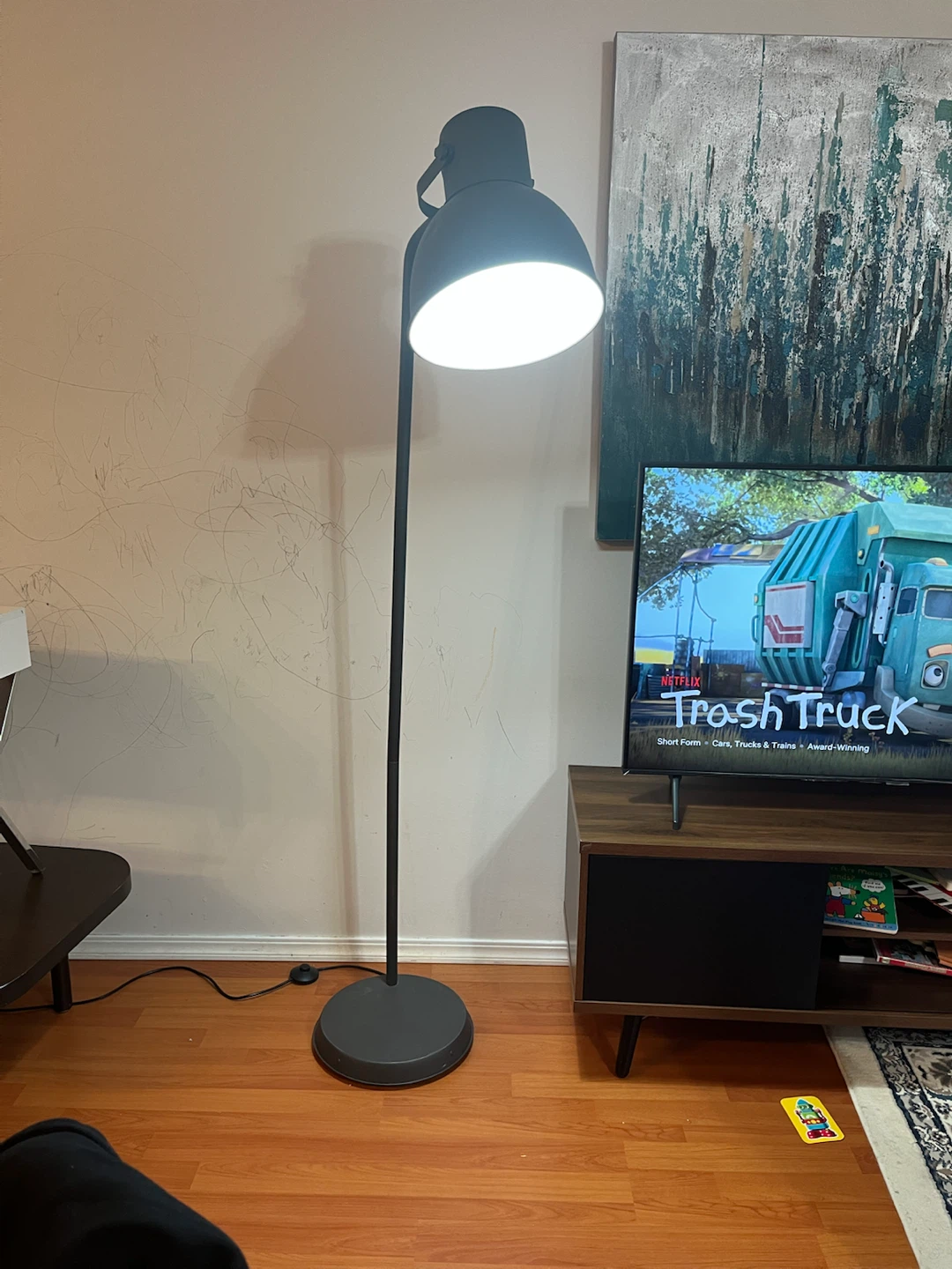 Modern Grey Floor Lamp( heavy duty)
