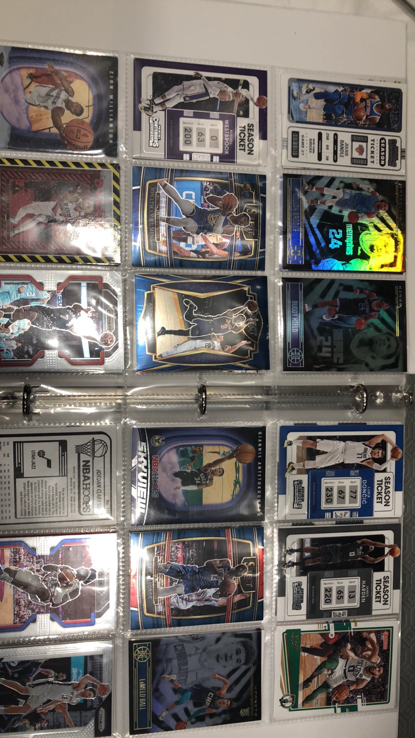 Assorted NBA Basketball Trading Cards Collection