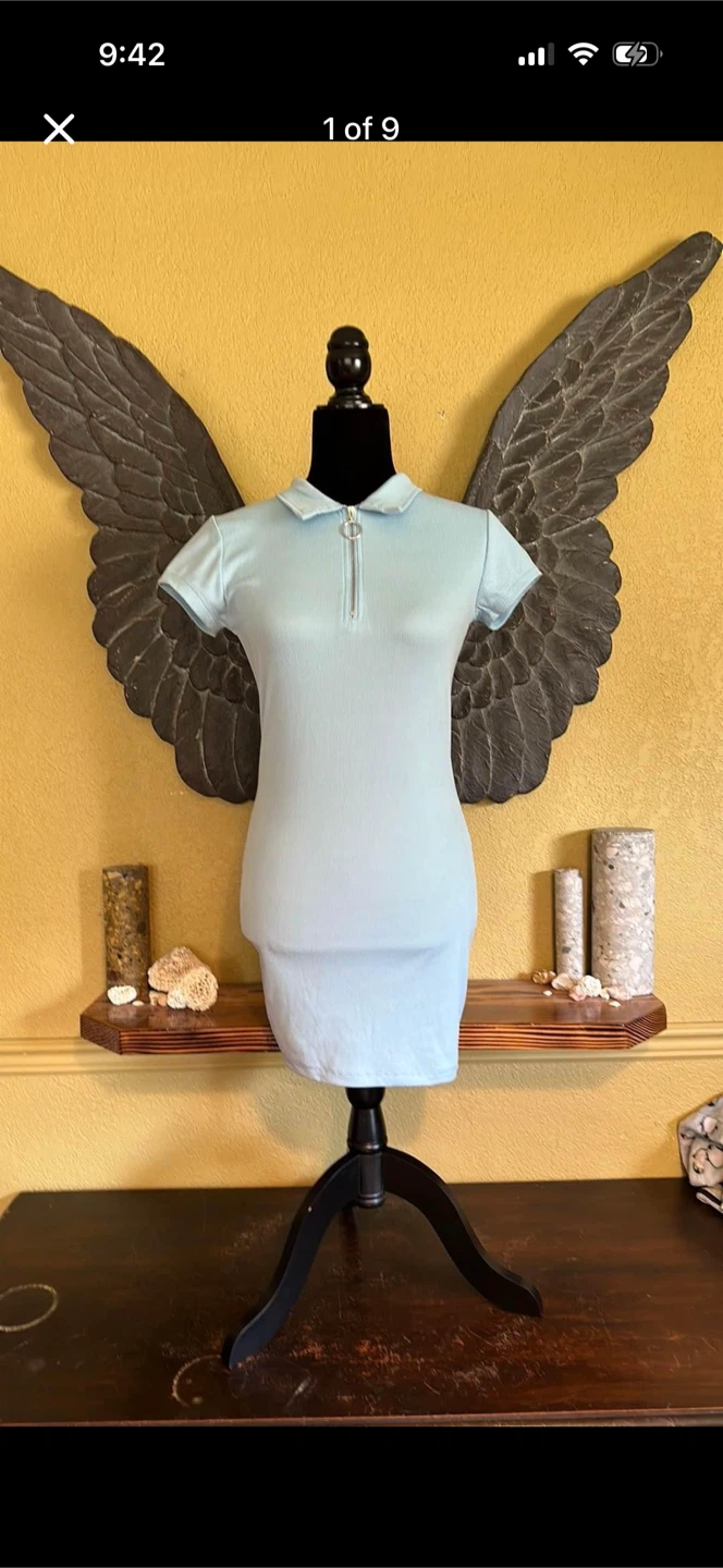 Streetwear Society Ribbed Short Sleeve Dress