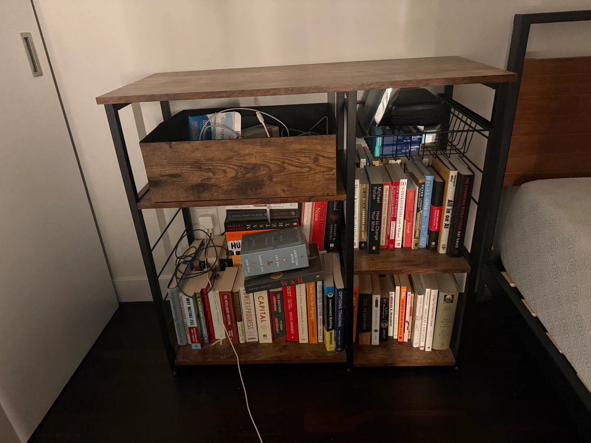 Industrial Style Bookshelf and Storage Unit