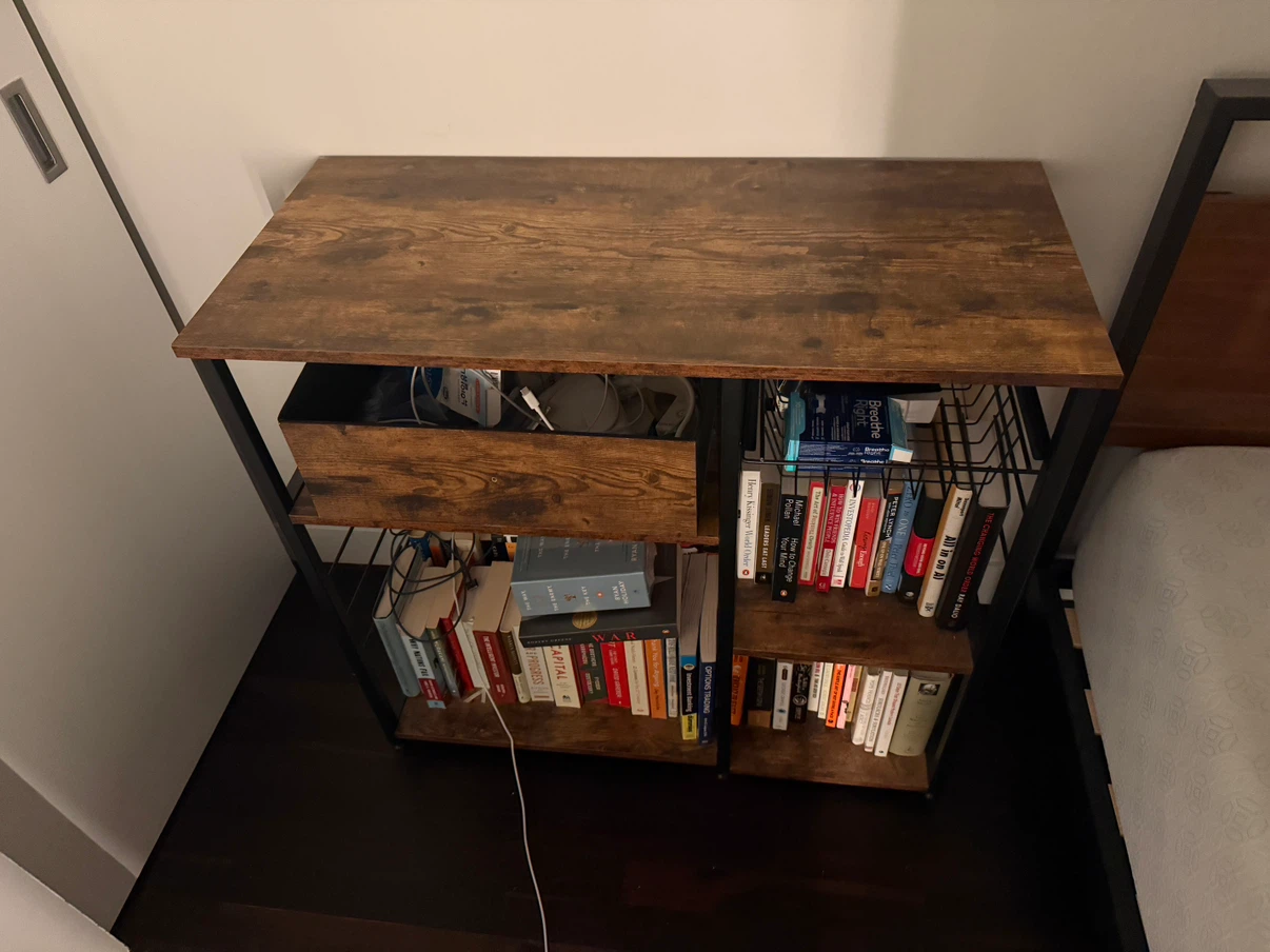 Industrial Style Bookshelf and Storage Unit - photo 3