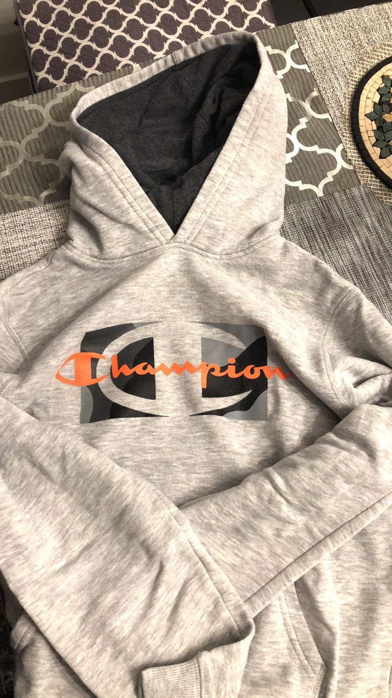 Youth Champion grey hoodie