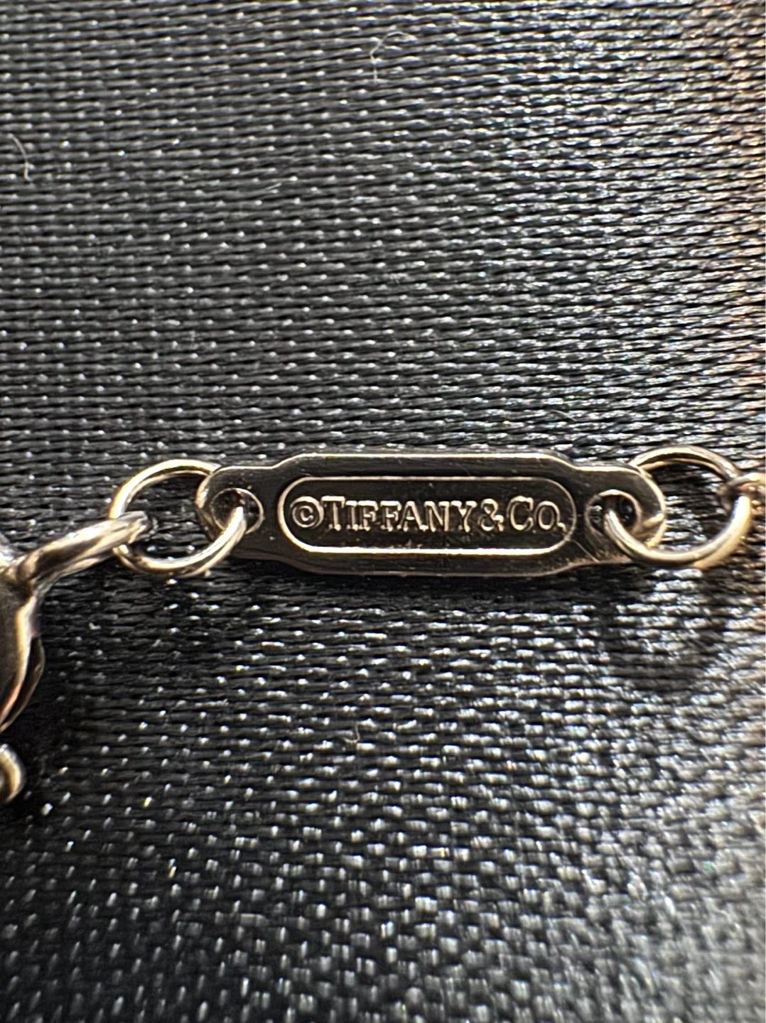 Tiffany & Co White Gold Smile Necklace with Tiffany Blue Box - photo 3