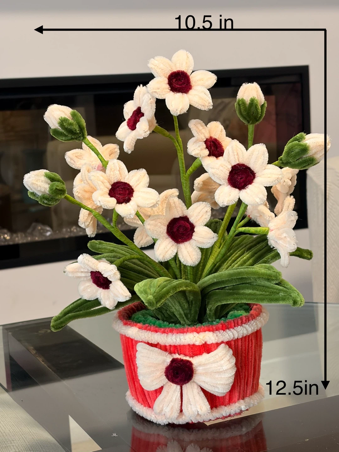Handmade Pipe Cleaner Flower Pot - photo 2
