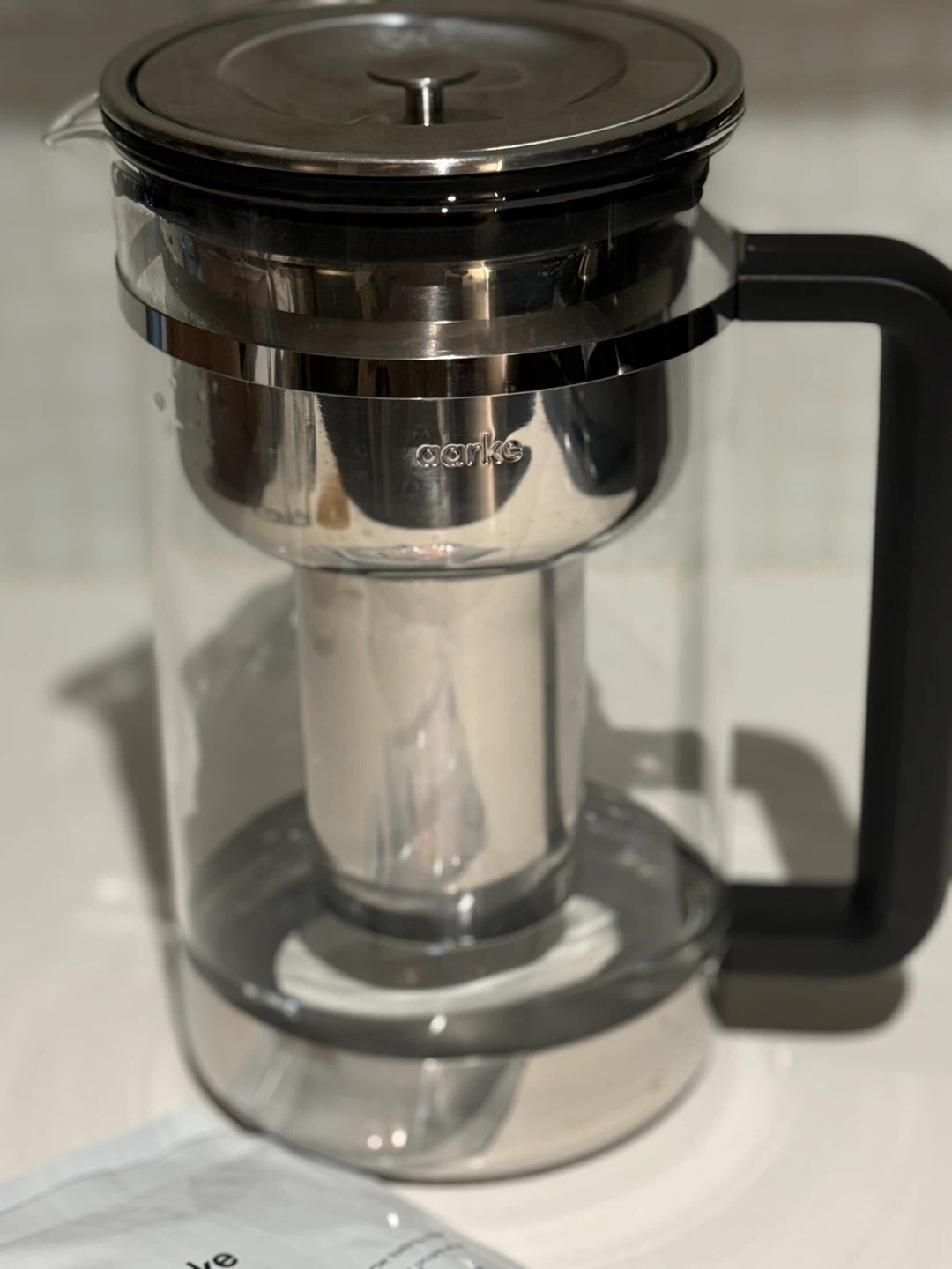 Aarke Glass Purifier Large Water Filter Pitcher