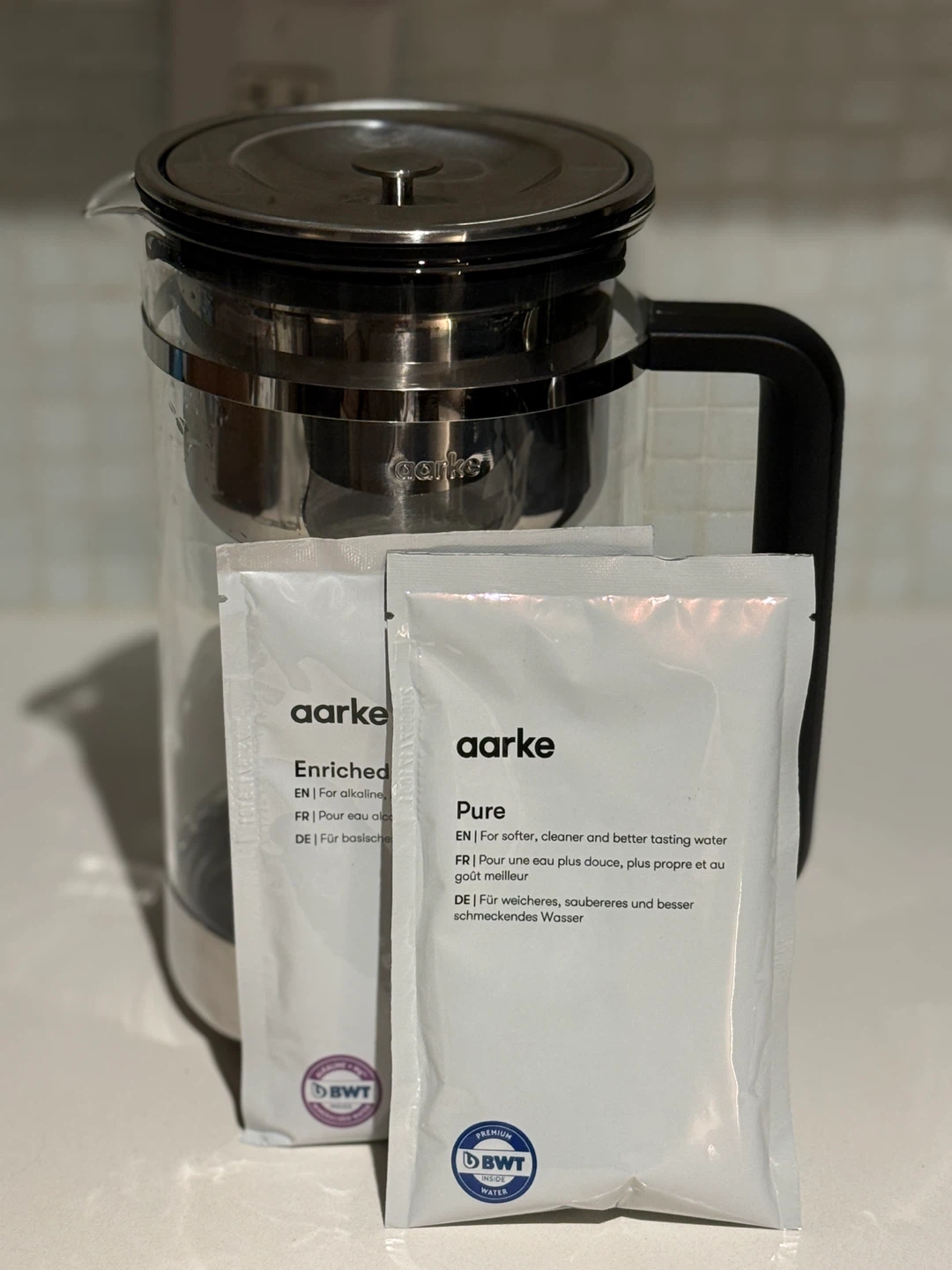 Aarke Glass Purifier Large Water Filter Pitcher - photo 2