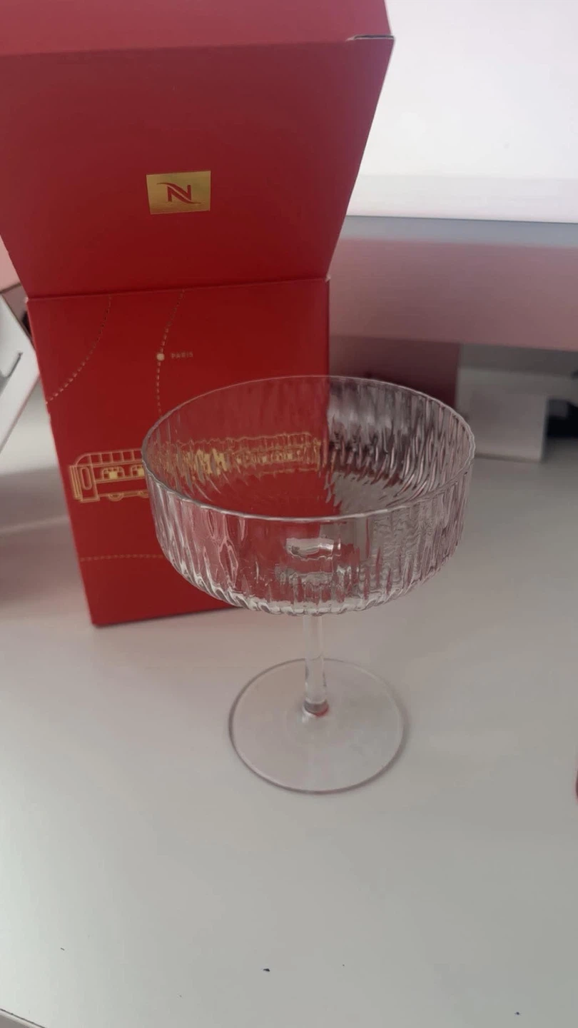 Nespresso Barista Festive Glass (perfect for espresso martinis)