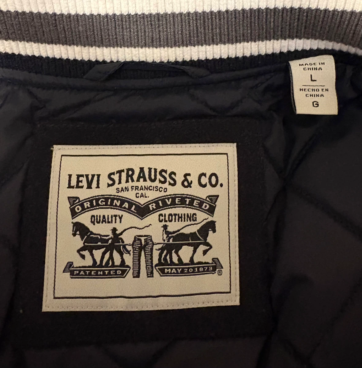Levi's Varsity Bomber Jacket | Size L - photo 4