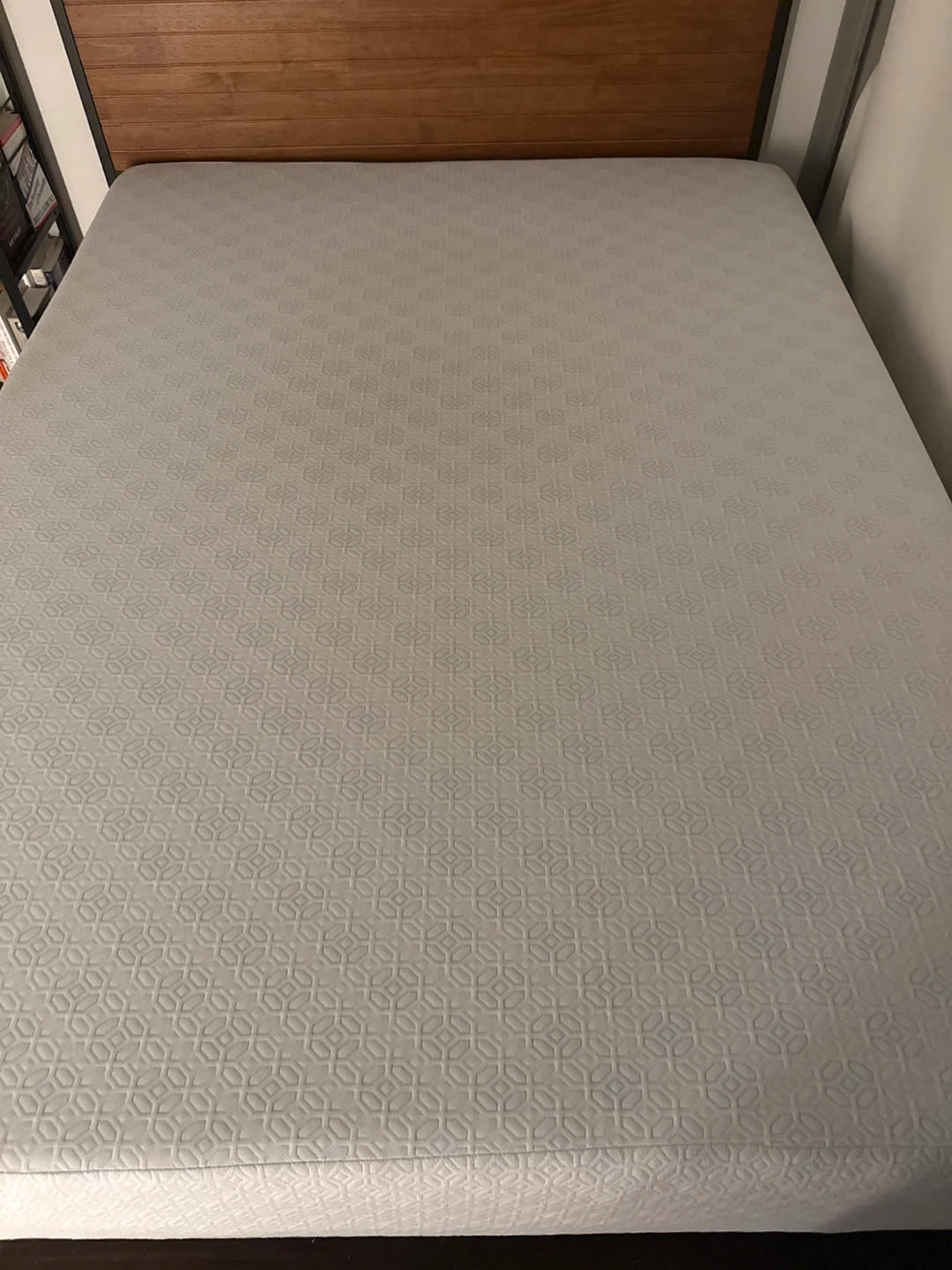 Queen size mattress and bed frame