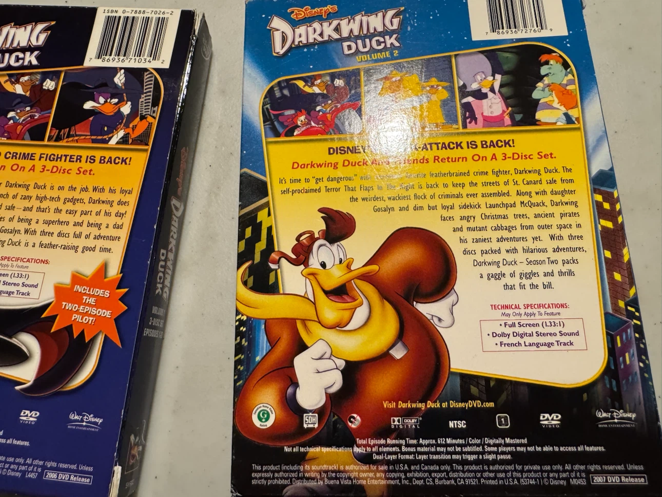 Disney's Darkwing Duck Volume 1 & 2 DVD Sets - photo 3