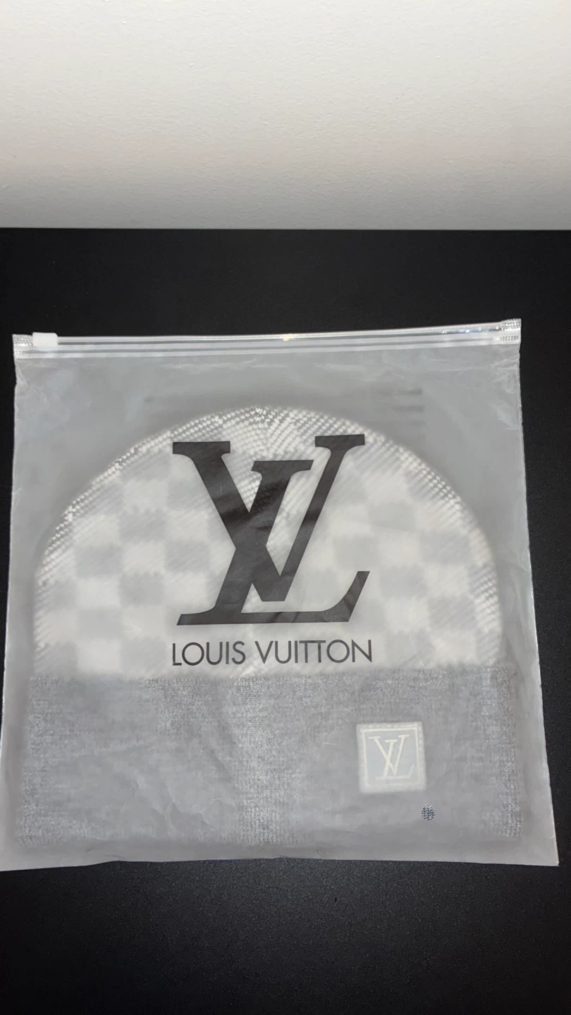 Louis Vuitton Damier Beanie Grey