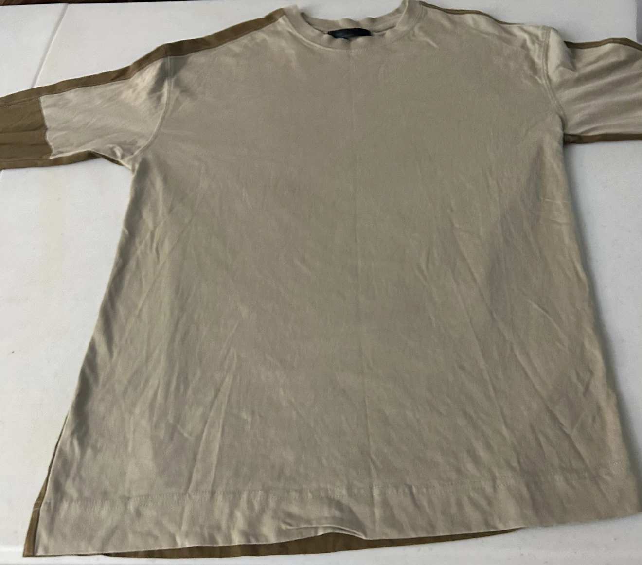 Oak + Fort Beige and Brown Long Sleeve Extra Small  T-Shirt