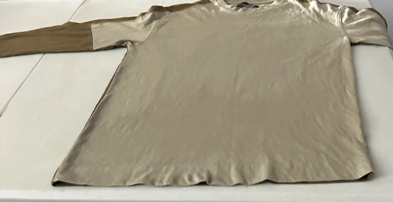 Oak + Fort Beige and Brown Long Sleeve Extra Small  T-Shirt - photo 4
