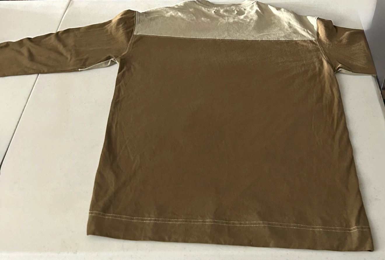 Oak + Fort Beige and Brown Long Sleeve Extra Small  T-Shirt - photo 5