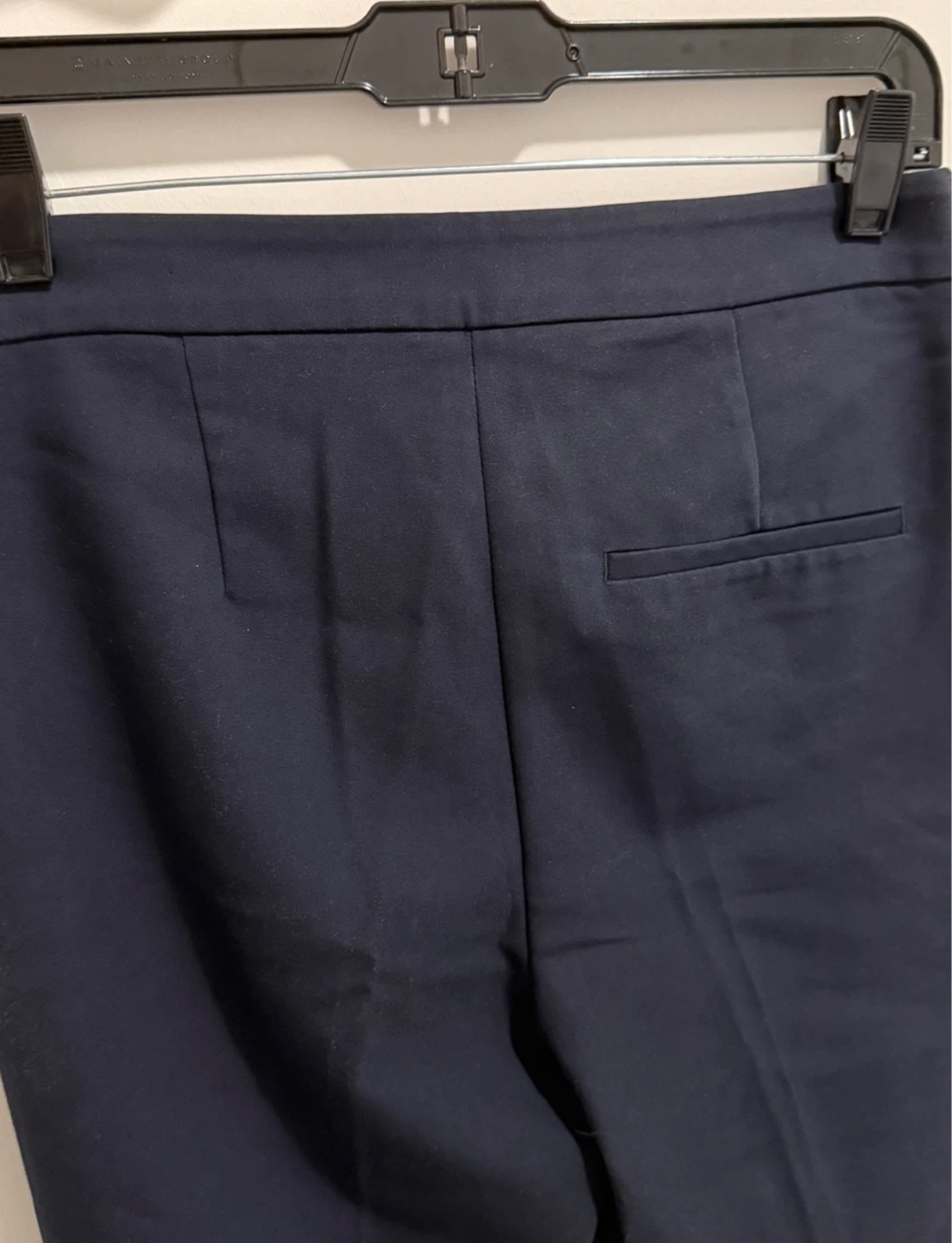 Zara women's navy straight leg trouser - photo 4