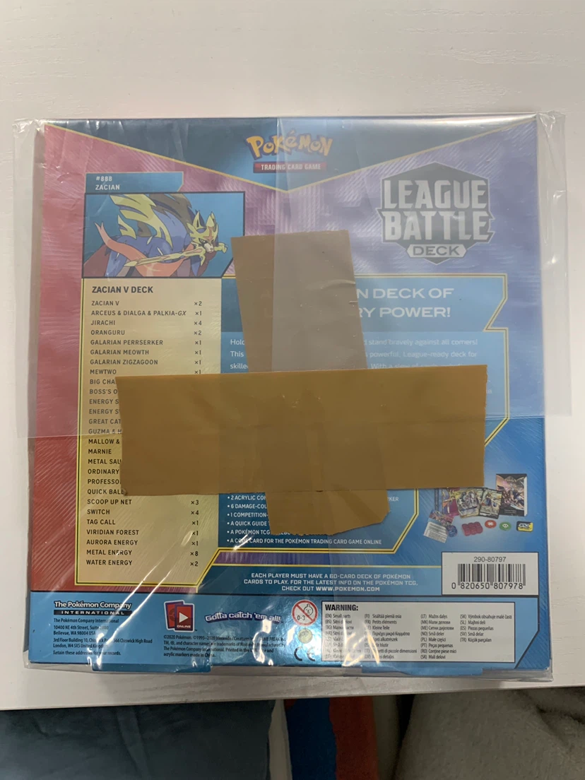 Pokemon TCG Zacian V League Battle Deck - photo 2