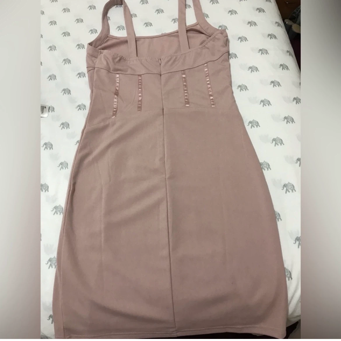 Pink Lace-Up Mini Dress - photo 2