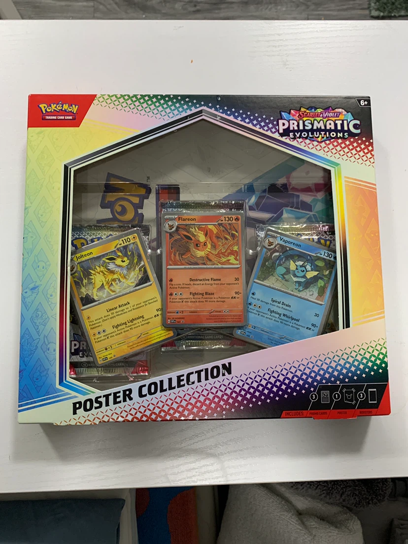 Pokemon Scarlet & Violet Prismatic Evolutions Poster Collection