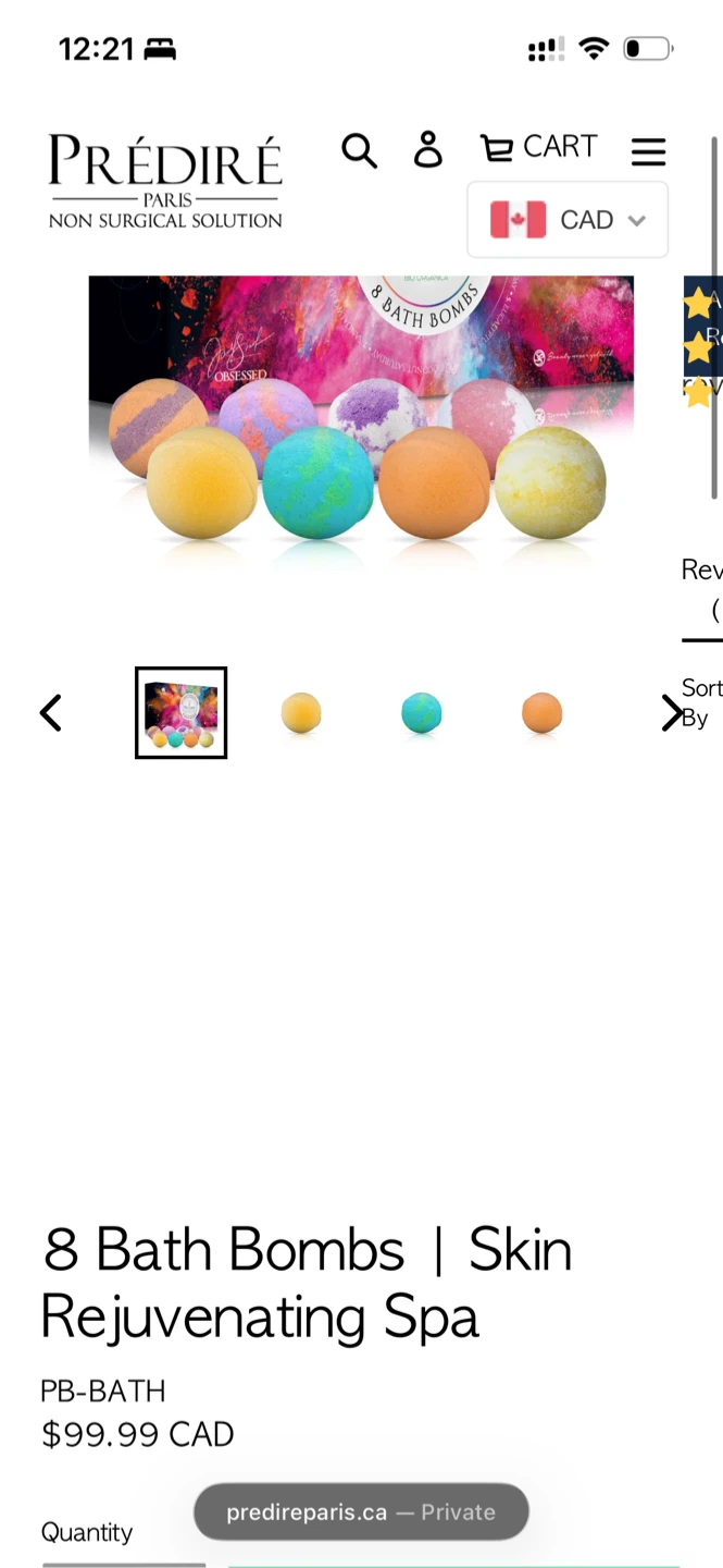 Prédiré Paris Luxury 8-Piece Bath Bomb Spa Gift Set 🎁 - photo 3