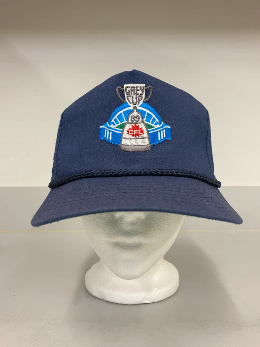 Vintage 1989 CFL Grey Cup Snapback Hat