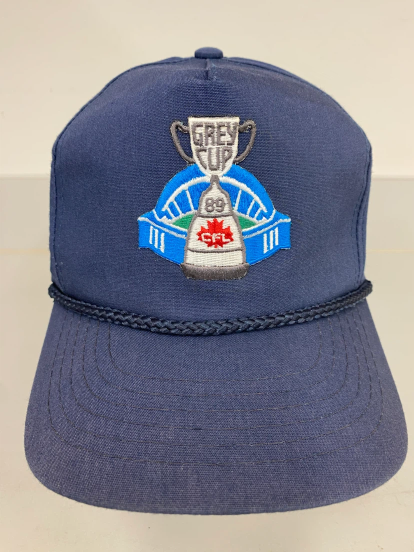 Vintage 1989 CFL Grey Cup Snapback Hat - photo 2