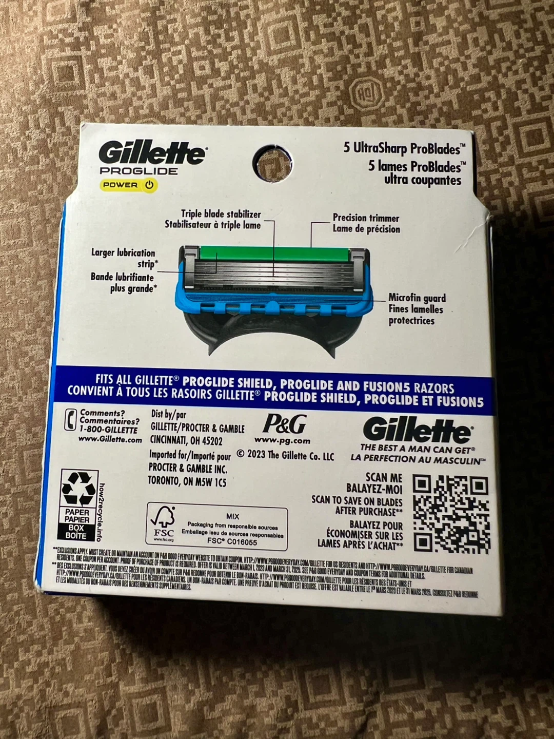 Gillette ProGlide Power Cartridges - 8 Pack - photo 2
