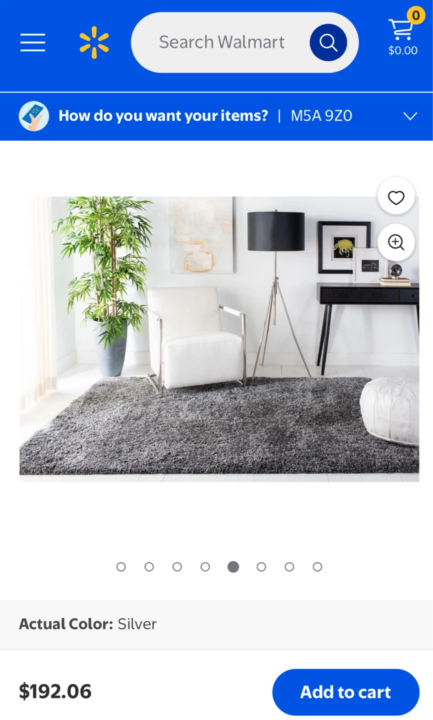 High pile Rug,Retails over $200 (inc taxes) - photo 3