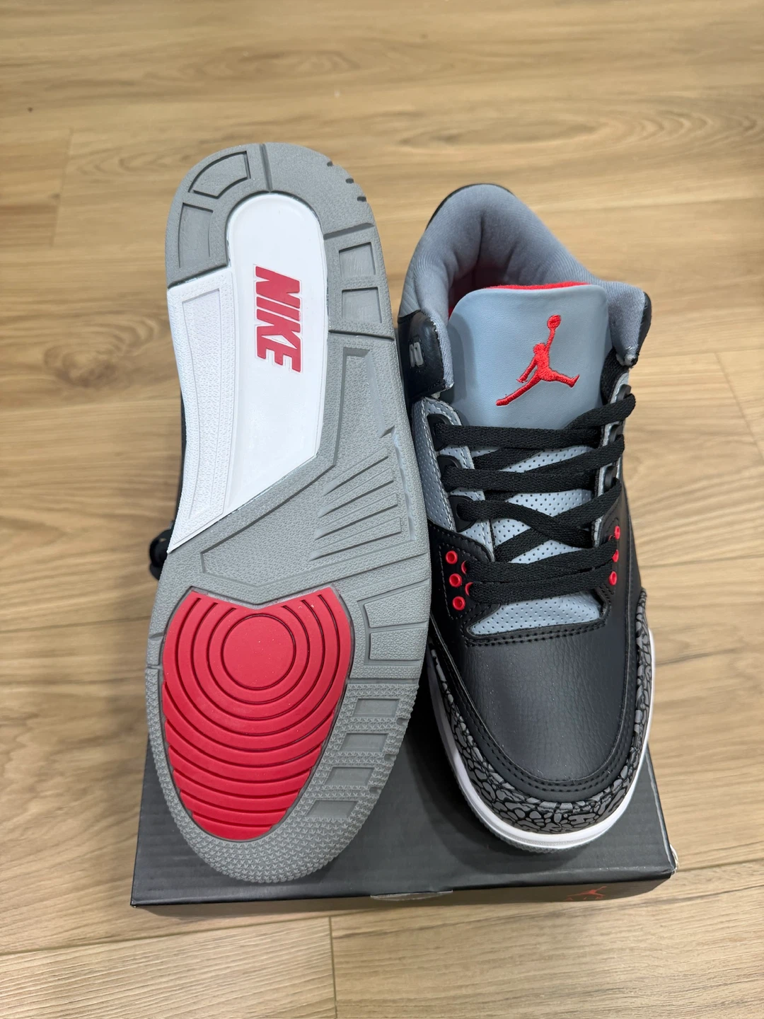 Air Jordan 3 Retro Black Cement - photo 5