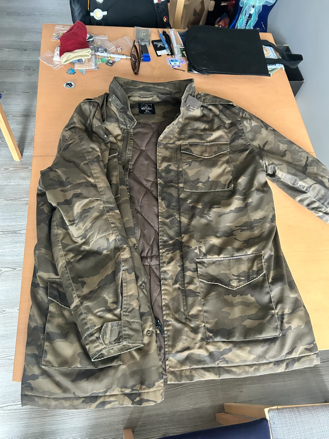 Foot Locker Camouflage Utility Jacket (needs zipper)