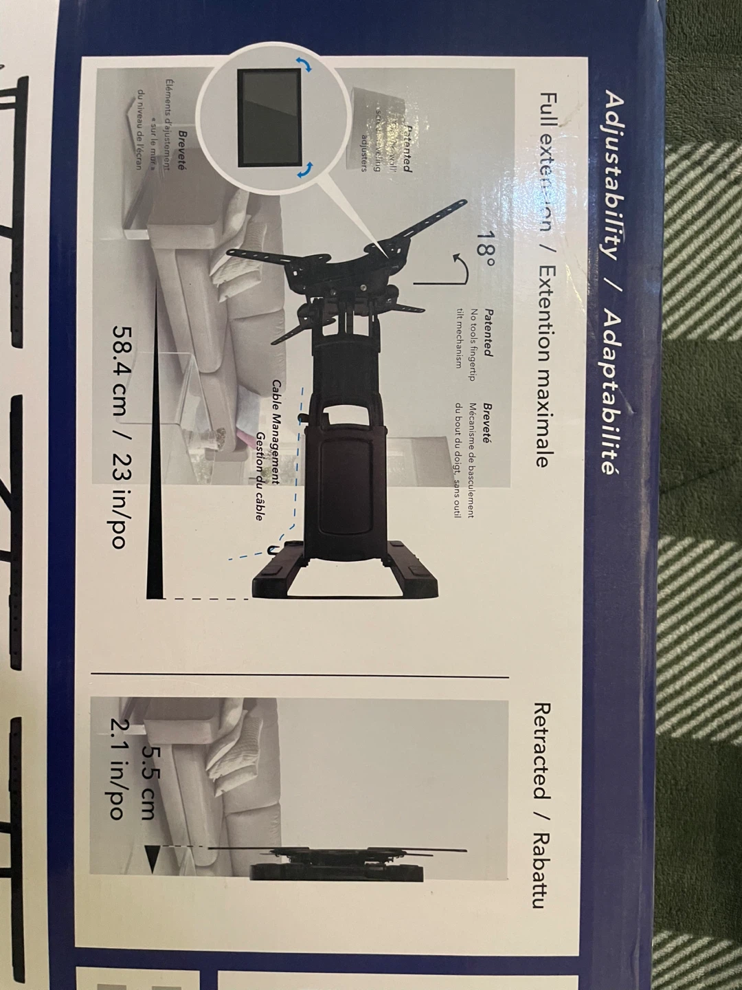 AVF Multiposition TV Wall Mount - photo 5