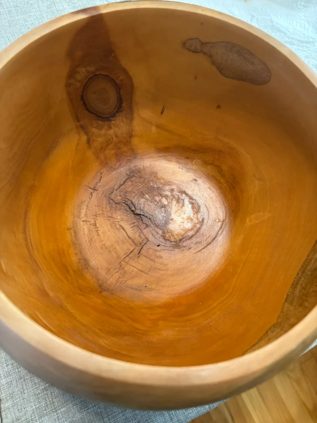 Handcrafted Natural Wood Bowl - photo 2