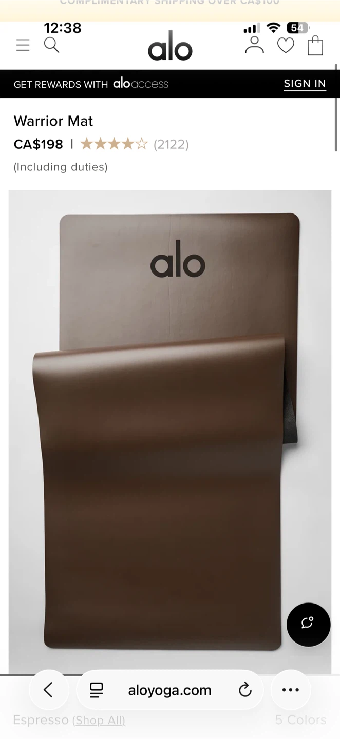 Alo Yoga Mat - photo 4