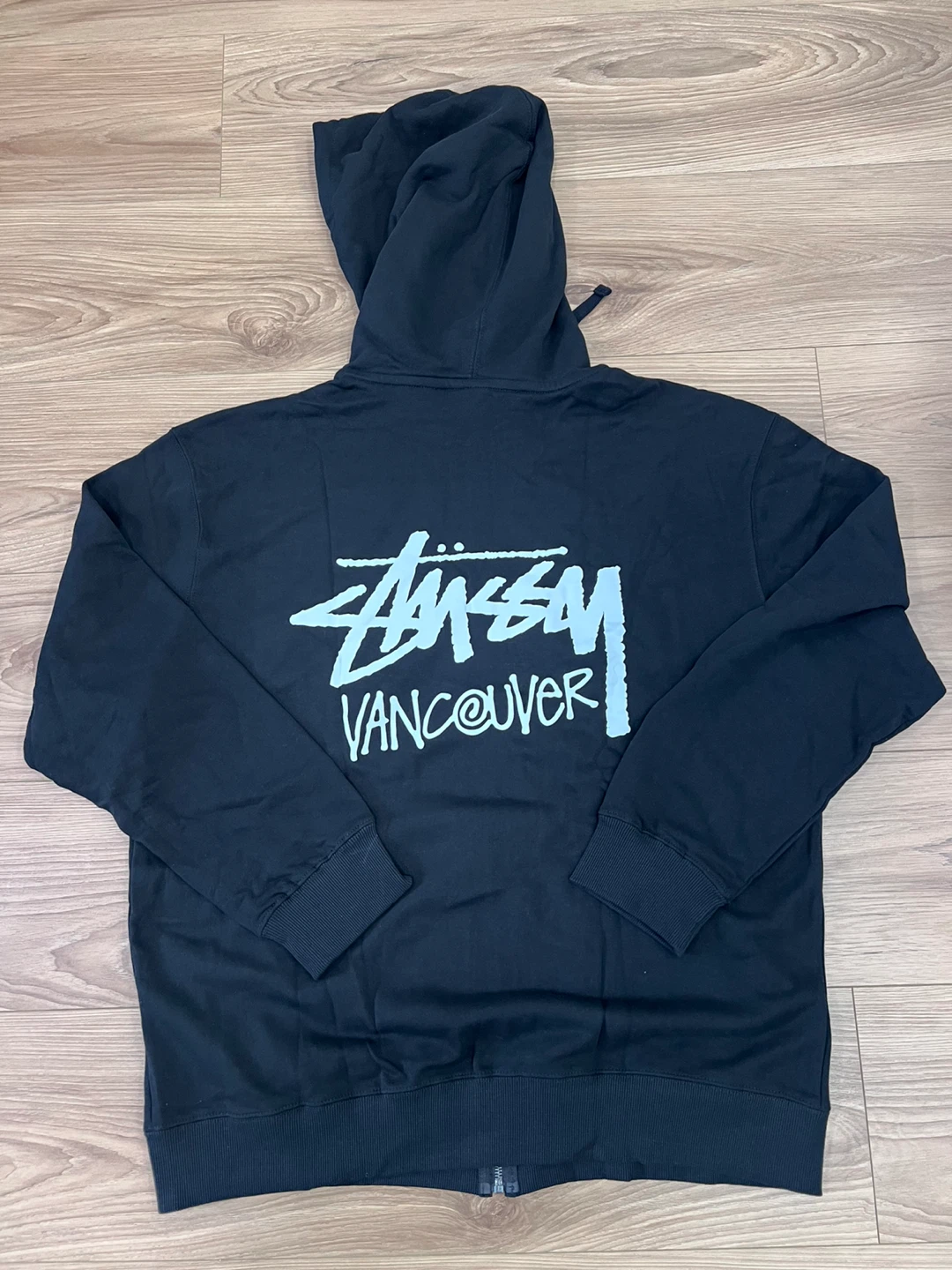 Stussy Vancouver Zip-Up Hoodie Black - photo 3