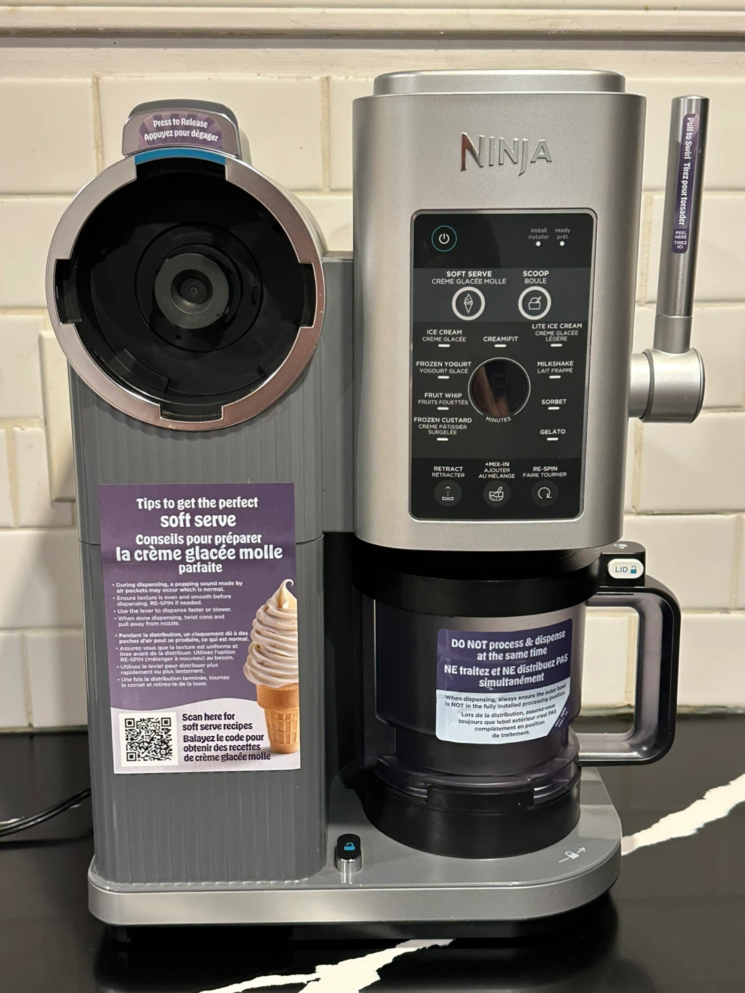 Ninja Swirl by CREAMi Ice Cream Machine