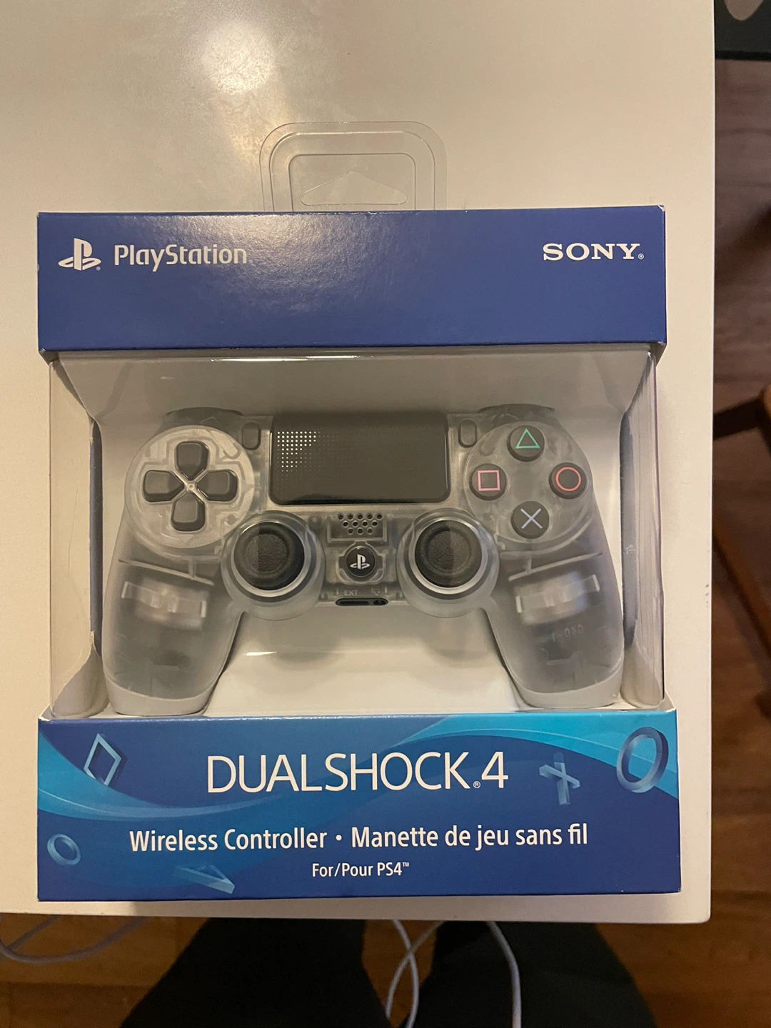 Sony DualShock 4 Wireless Controller - Crystal
