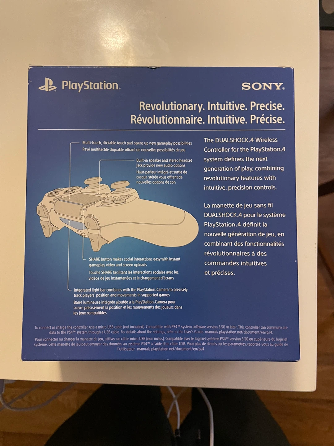 Sony DualShock 4 Wireless Controller - Crystal - photo 2