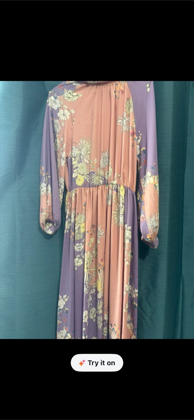 Selection of long-sleeved maxi dresses
