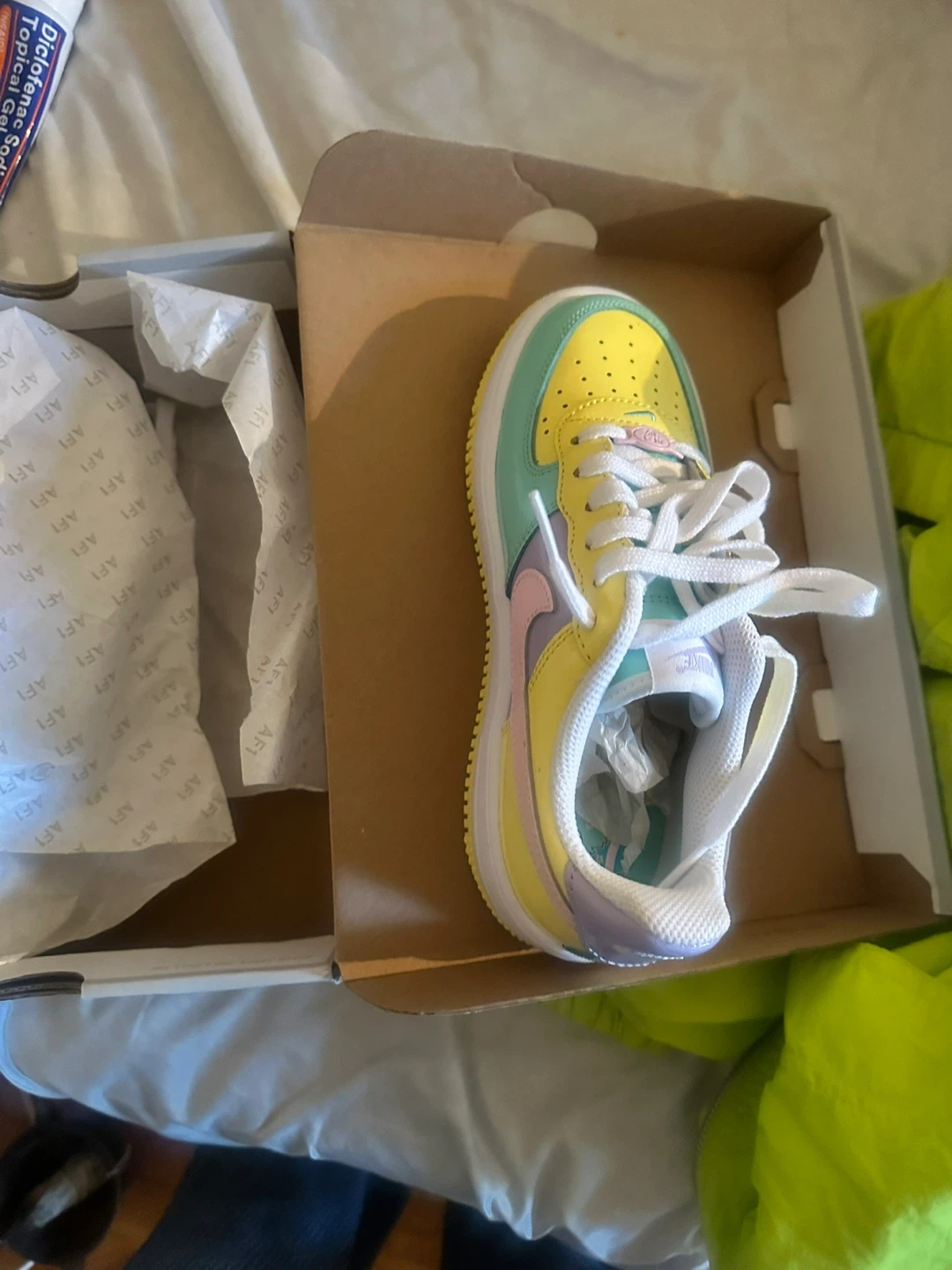 Nike Air Force 1 Multi-Color Sneakers - photo 3