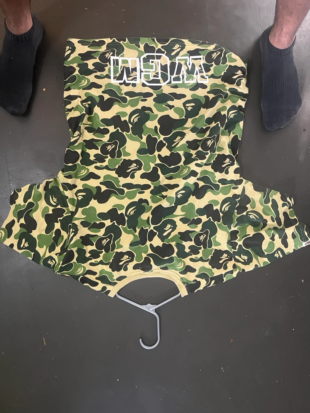 A Bathing Ape Camo Shark T-Shirt size XL Ua authentic - photo 4