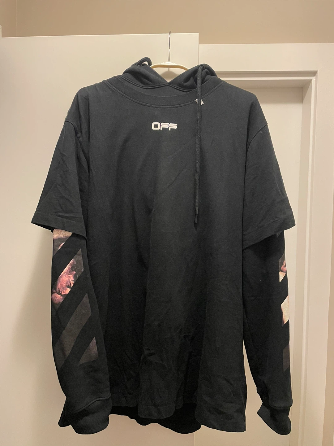 Off-White Caravaggio Arrows Layered Hoodie