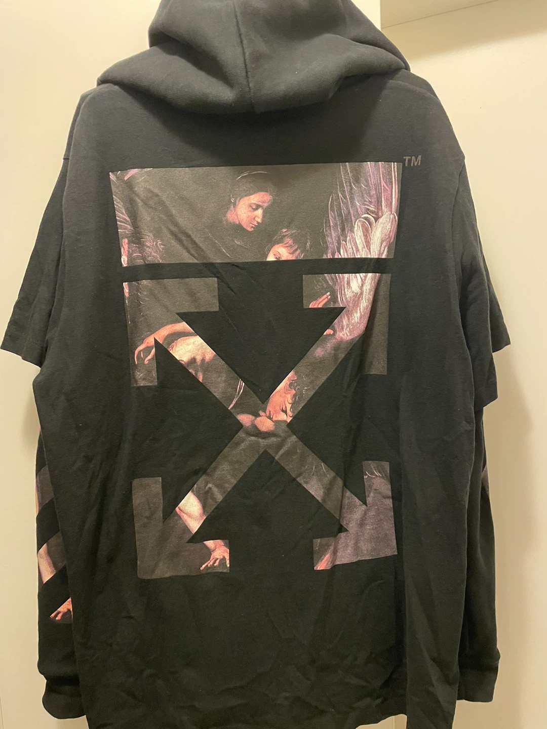 Off-White Caravaggio Arrows Layered Hoodie - photo 2